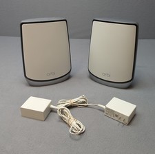 NETGEAR Orbi RBS850 AX6000 Tri-Band Wi-Fi 6 Mesh Satellite  RBR850 Router Set