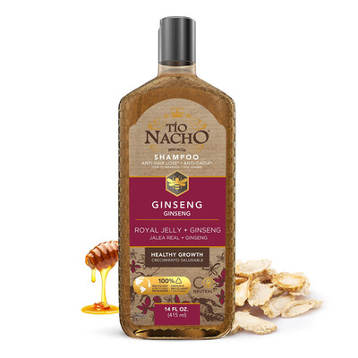Ginseng Shampoo with Royal Jelly, Herbal Hair Growth Shampoo for Stronger, Healt