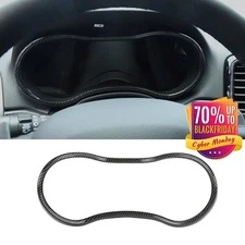 Carbon Fiber Dashboard Instrument Box Cover Trim For Jeep Grand Cherokee 14-2020