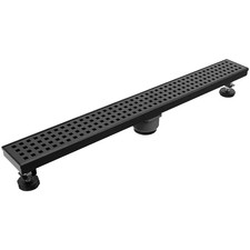Standard Bathroom Vanity Sink Pop up Drain with Overflow in Matte Black