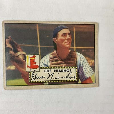 1952 TOPPS #121 GUS NIARHOS-3--BV $50 --NO CREASES