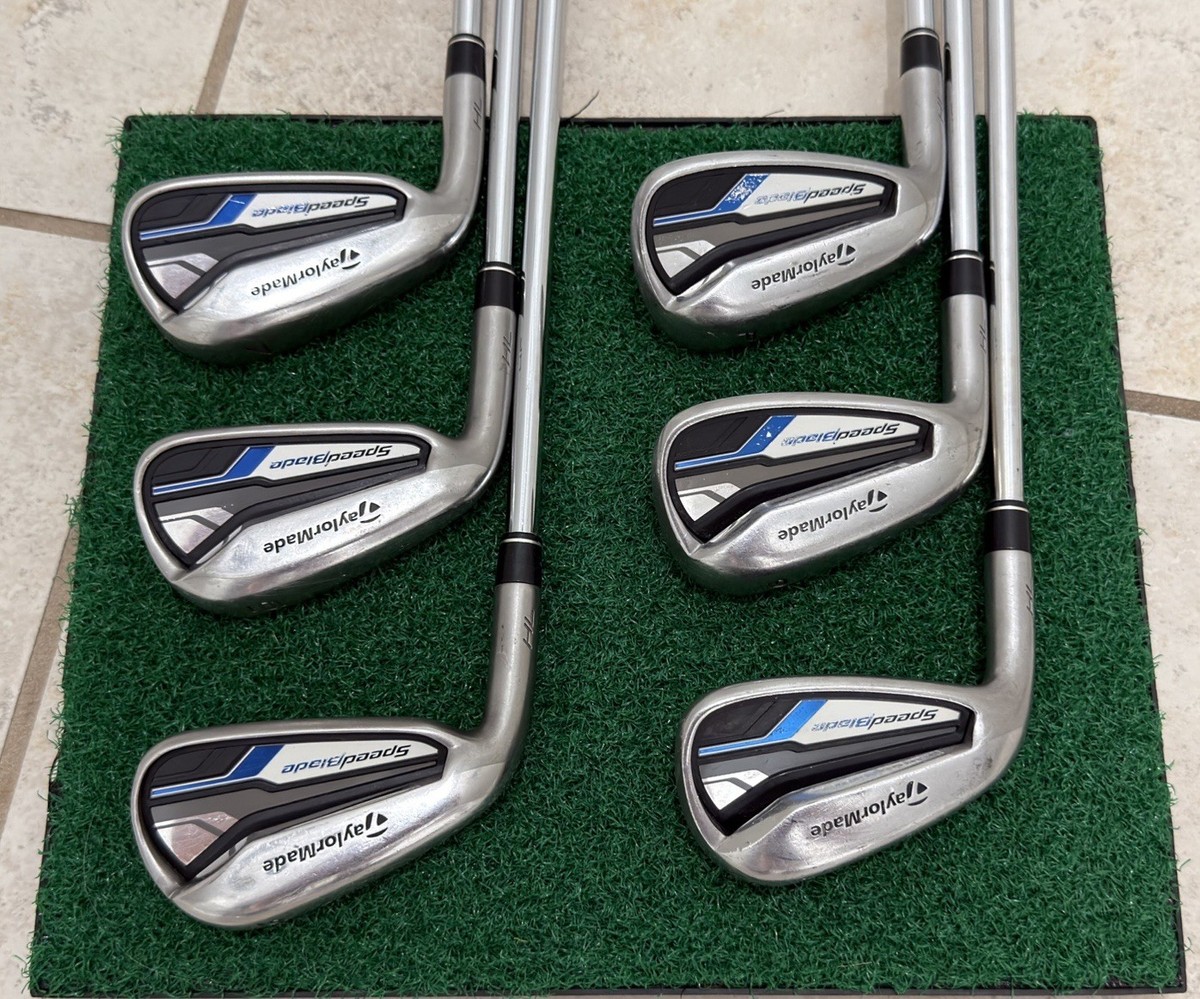 TaylorMade Speedblade HL 5-PW Left Handed Iron Set Uniflex Steel