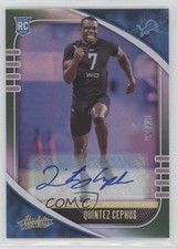 2020 Absolute Rookie Signatures Green Spectrum 2/25 Quintez Cephus Auto 1at1
