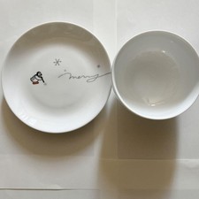 Pingu Design Pingu'S Plates And Bowls Rare Penguin Model Limited Edition Animati