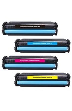 Canon 045H Compatible Toner Cartridge Set - Black Cyan Magenta Yellow
