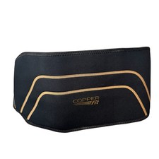 Copper Compression Back Brace - Copper Infused Orthopedic Size XL Unisex Black