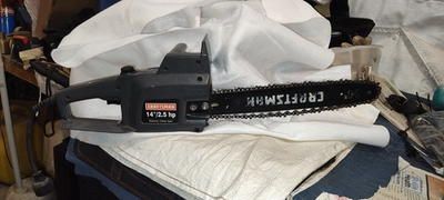 #ad Craftsman Electric Chain Saw 14quot; 2.5 HP Model 358.341250 $54.00