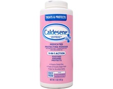 Caldesene Medicated Protecting Powder with Zinc Oxide  Cornstarch-Talc Free, 5