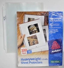 Avery 110 Heavyweight Sheet Protectors Non Glare 74102 #98u
