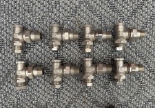x8 Herz 1372441 Locksheild Valve 15mm 1/2” Job Lot Valves New