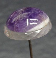 Hutnadel antik lang Art Deco Jugendstil Vintage Sammlungsauflösung Gablonz ? #86