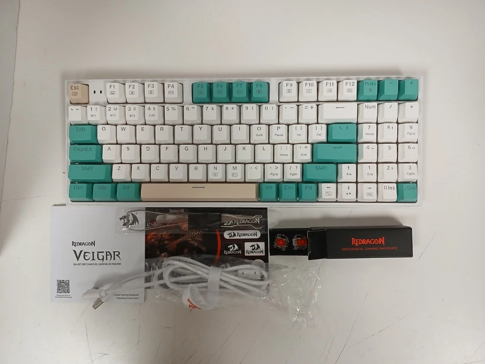 Redragon K643 Veigar 94-Key Mechanical Gaming Keyboard With Red Switches - Image 4 of 4