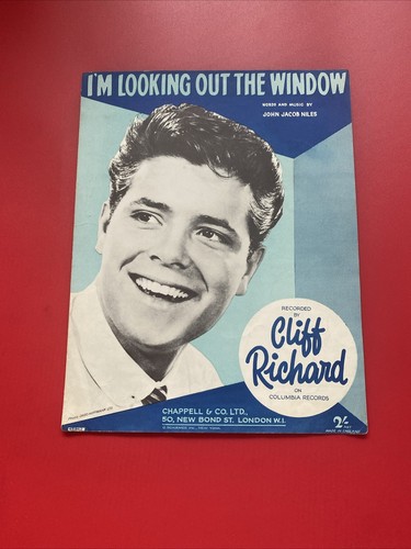 Cliff Richard, I’m Looking Out The Window  ORIGINAL SHEET MUSIC