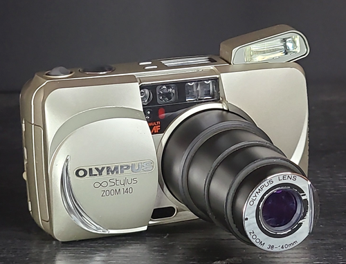 Olympus Infinity Stylus Zoom 140 Point & Shoot 35mm Bundle🛡️eBay Refurbished G+ - Picture 16 of 18