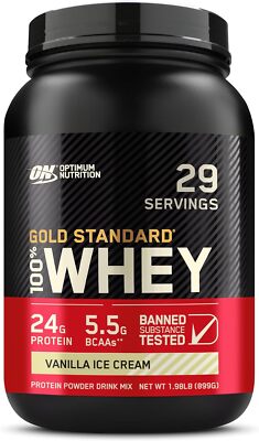 Optimum Nutrition New Flavor Gold Standard 100% Whey Protein Powder, Cinnamon...