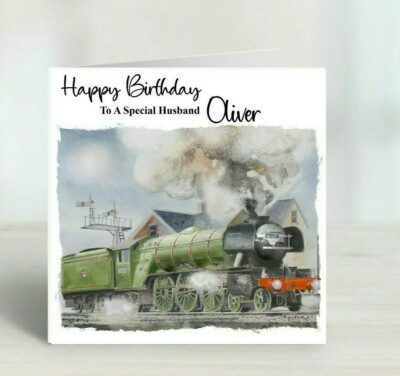 Personalised Birthday Card Male Husband Son Grandson Nephew Friend ...
