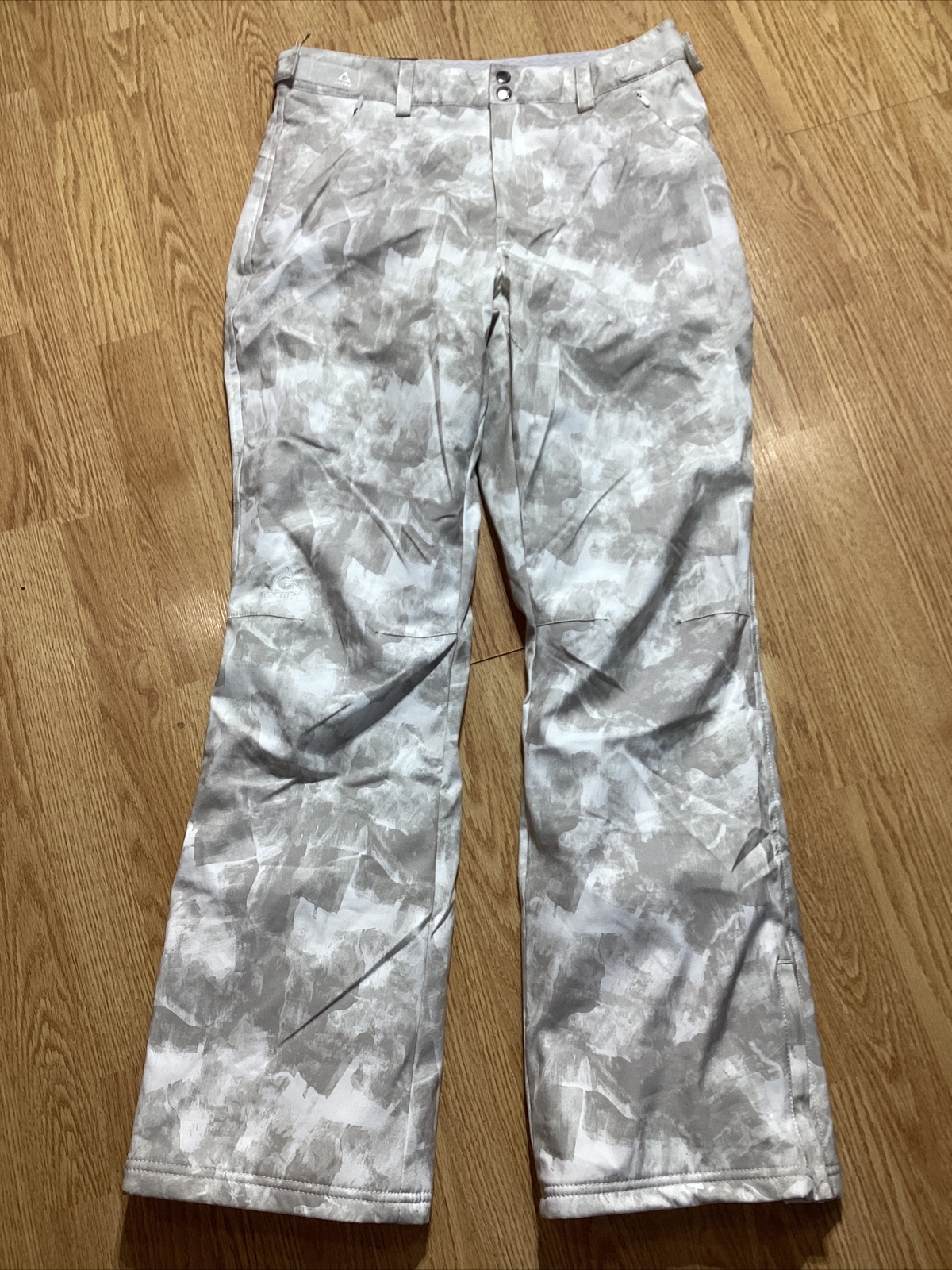 WOMENS SZ MEDIUM NEW WITH TAG GERRY WHITE/GRAY STRETCH SNOW PANT eBay