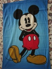 Disney Mickey Mouse Fleece Baby Blanket multi color 48X32 New