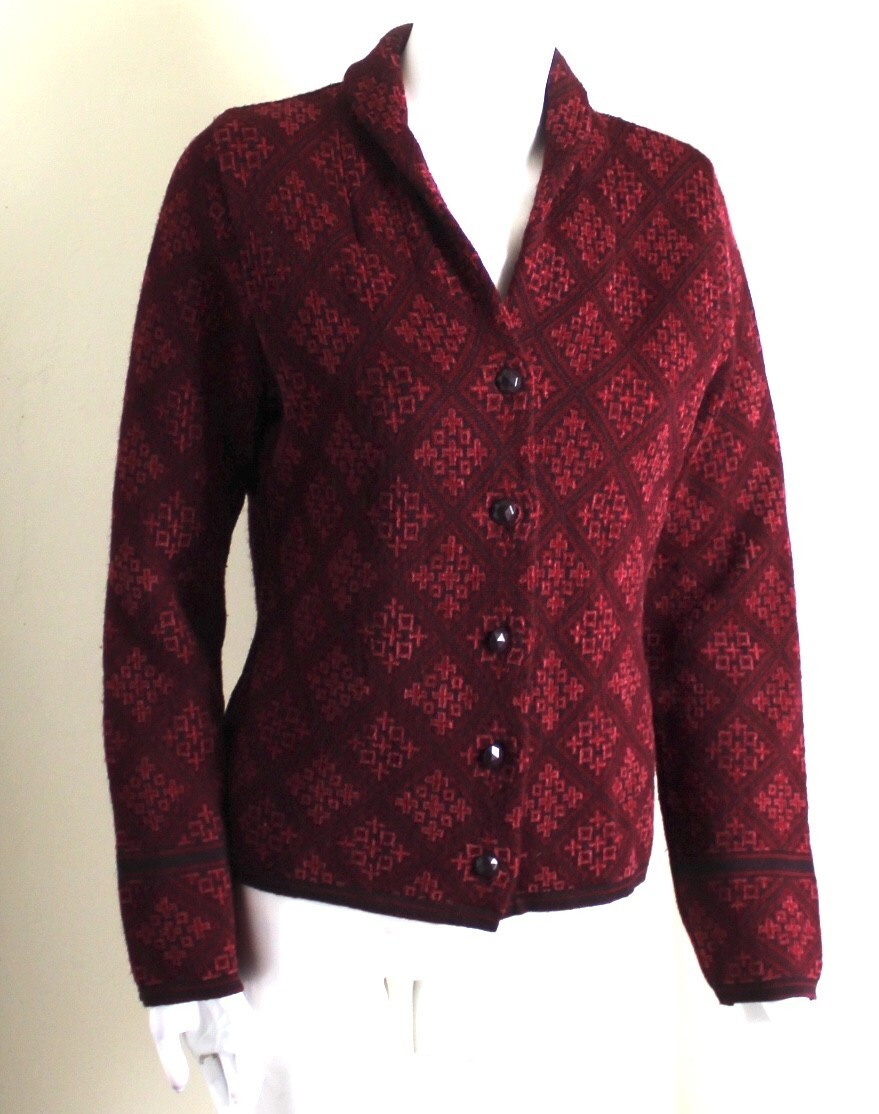 Cardigan Pull Femme Cherry Lewis - Couleur Verte, Taille M - Occasion En Très Bon état
