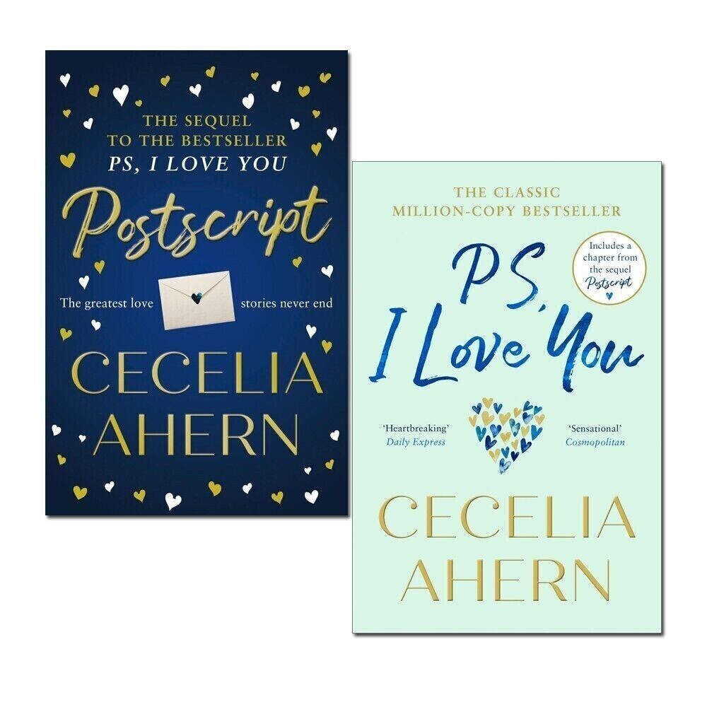 P.S. I Love You Series 2 Books Collection Set by Cecelia Ahern Postscript NEW