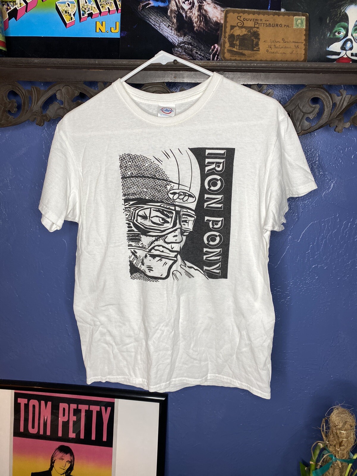 T shirt moto Iron Pony uomo media Columbus Ohio usata