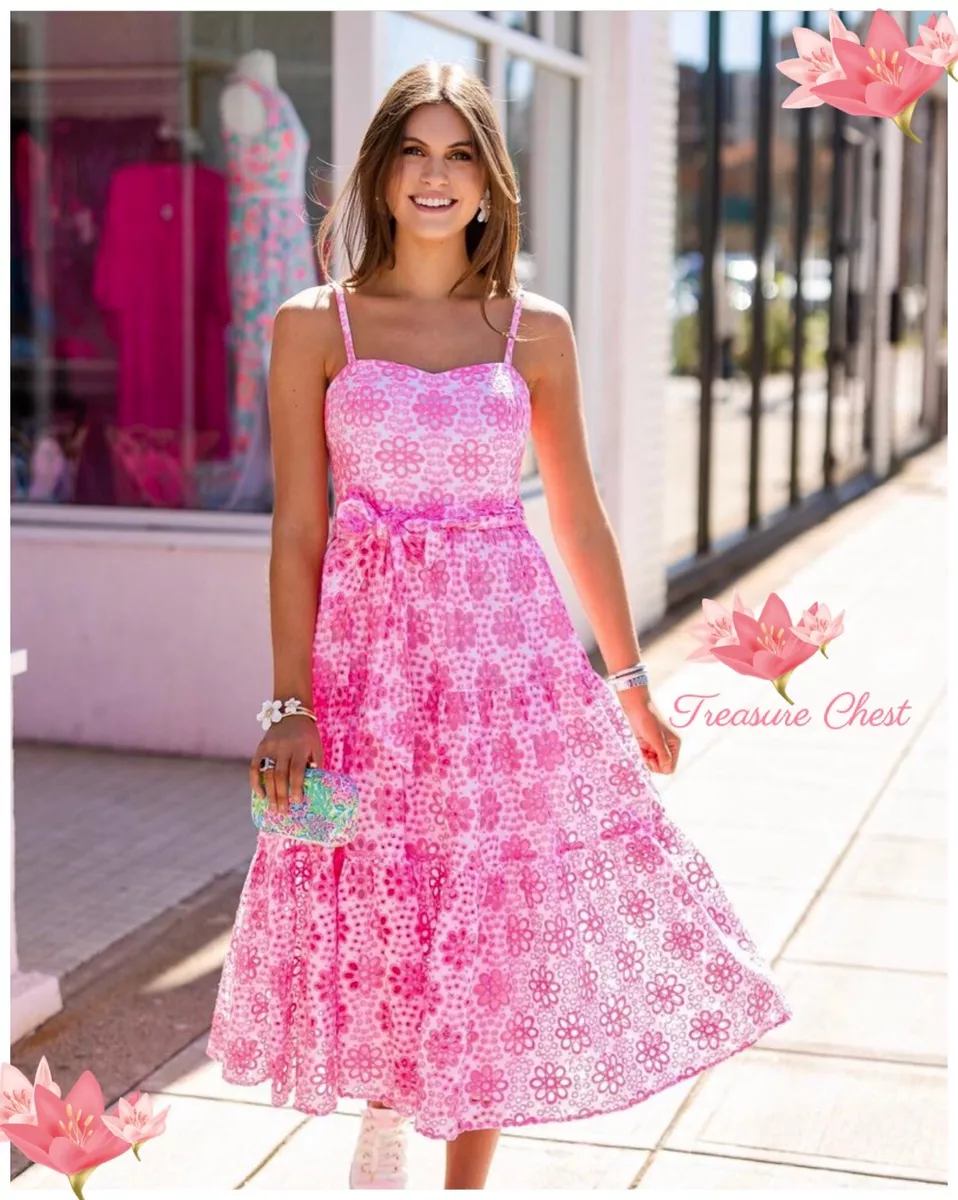Pink eyelet online