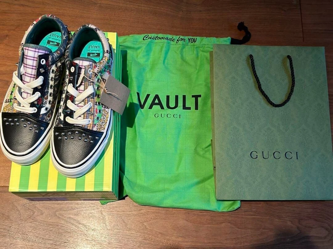 Gucci Vault × VANS Collection OG Old Skool US9 27cm Hankyu in