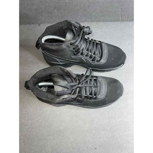 Nike manoadome triple black hiking training boots sneaker hi top mens size 7 NEW - Picture 4 of 10