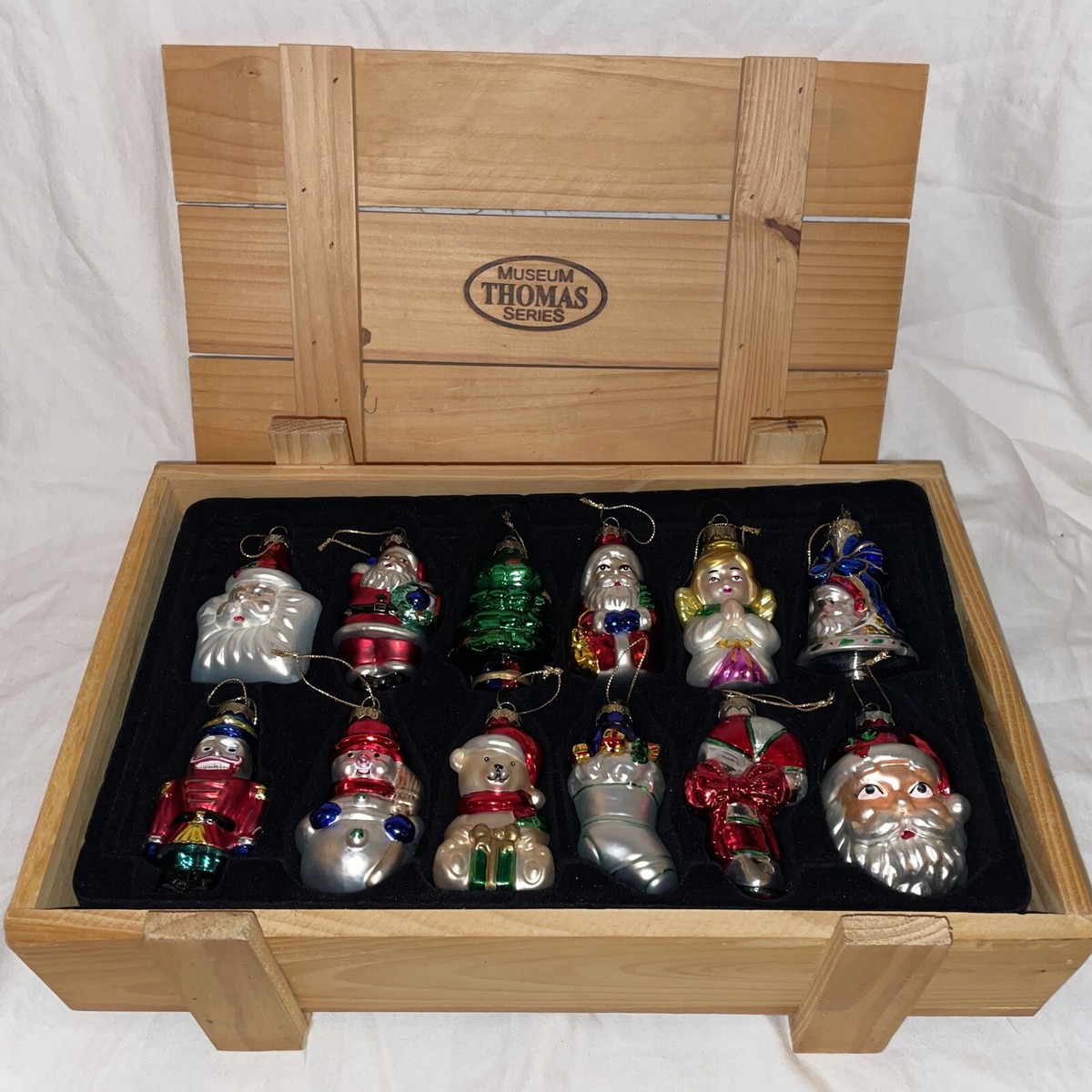 Thomas Pacconi Classics Museum Series Christmas Ornaments 12 Set