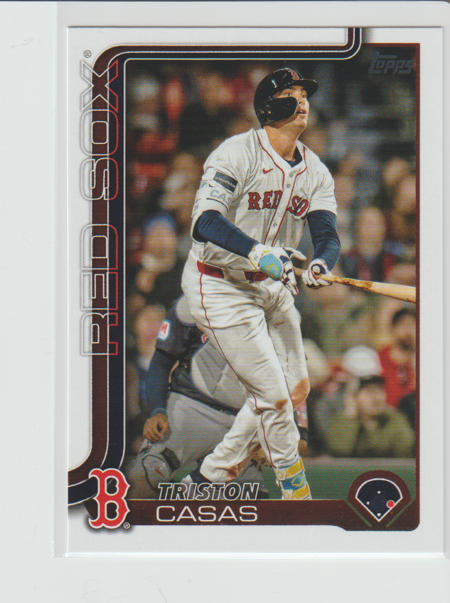 2025 Topps Series 1 Triston Casas Baseball Card #11 RC Rookie
