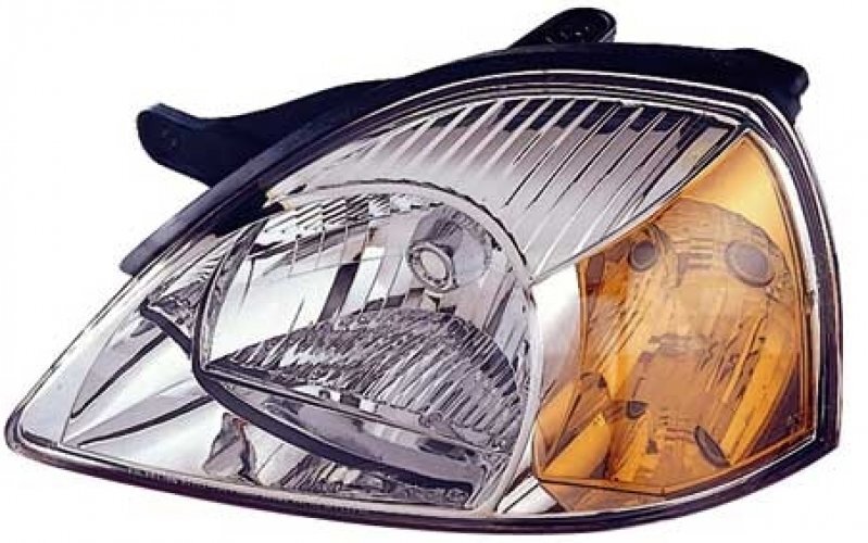 Phare avant gauche Kia Rio 2003-2005 pour réparer un bloc jauni ou cassé au contrôle technique