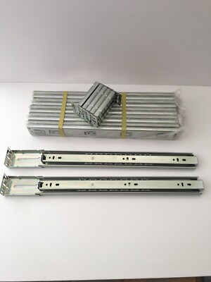 6 pairs of 16'' full extension ball bearing drawer slide with mounting breckts