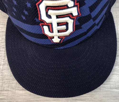 San Francisco Giants 59Fifty New Era Fitted Hat Patriotic Baseball Size 7 1/8 - Picture 11 of 21