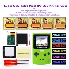 Nintendo Gameboy Color Super OSD Retro Pixel Kit Backlight IPS LCD Q5 Screen
