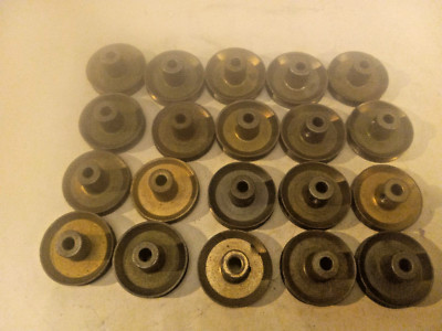 Gilbert Erector: Part P7   7/8'' Wheel/Pulley 3/8'' Hub:   Lot  of 20