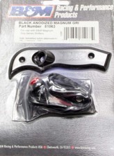 Bm 81063bm Shifter Knob Side Plate 12v Button Bm Logo Aluminum