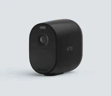 ONE Arlo Essential Wireless Spotlight Outdoor Camera 1080P Alexa Amazon  Black
