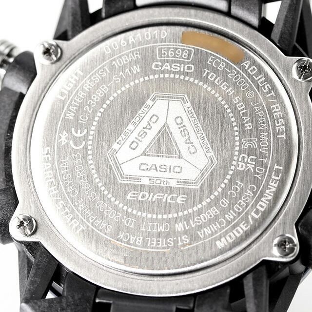 EDIFICE Solar ECB-2000SS-2A Casio Watch 50th Anniversary