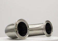 1.5" Tri-Clamp Sanitary 180° Return Elbow (2UMP) – SS304 Stainless Steel