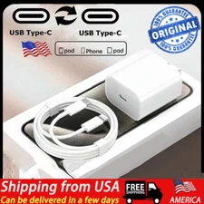 Original USB-C Fast Charger For iPhone 17 16 15 14 13 12 11 Pro Max Type C Cable