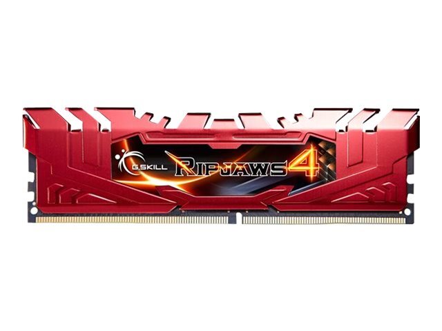G.Skill Ripjaws 4 Series DDR4 kit 16 GB: 2 x 8 GB DIMM F4-2400C15D-16GRR