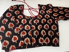 Cotton Saree Blouse With Pattern Size S-M, Choli 42-44