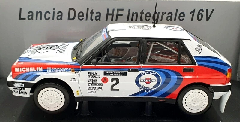 Sun Star 1/18 Scale 3104 - Lancia Delta HF Integrale 16V 1991 1000 Lakes - Imagen 3 de 4