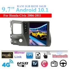 9.7" Vertical Android 10.1 1  16GB Car Stereo Radio GPS For 06-11 Honda Civic LHD