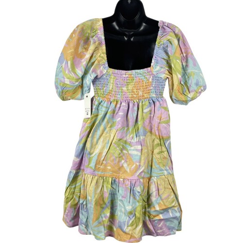 Vestito Babydoll Billabong Be Mine - Piccolo (UK 8) Nuovo con etichette - Foto 10 di 15