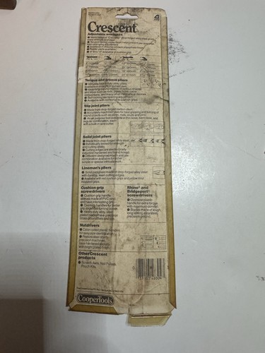 Vintage NOS Crescent Brand Adjustable Wrench 10” - Picture 2 of 4