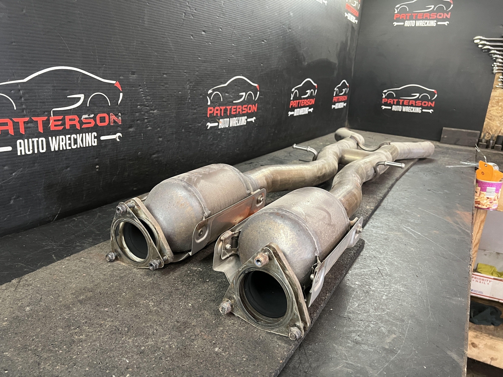 2013 BENTLEY CONTINENTAL GT CENTER EXHAUST CROSS OVER PIPE 3W0178AB