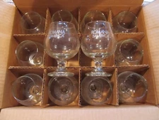 1 Case of 12 Romana Sambuca Sambvca Snifter Glass Aprx. 4.5"H 3.5"W 8oz Bar Ware