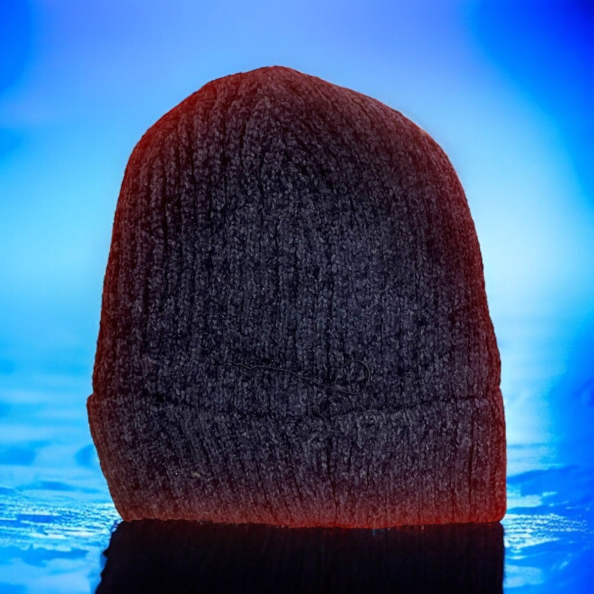 The Winter Brand Chenille Beanie Dark Navy Black Marled Knit NWT 6504-DeepNavy-5-  main image 4