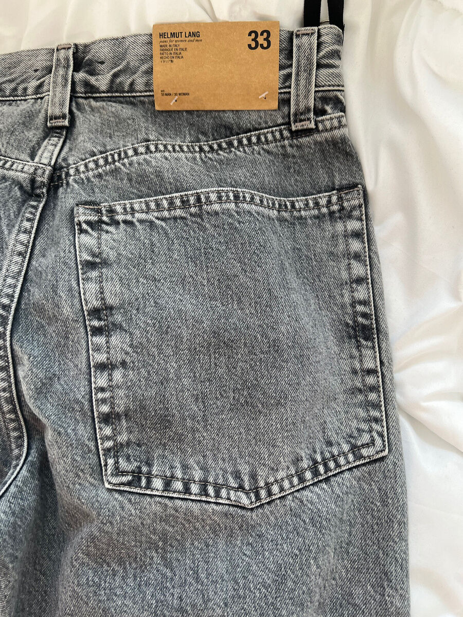 helmut lang hi masc zipper jeans size Men's 33 Gray Light helmut lang hi masc zipper jeans size Men's 33 Gray Light
